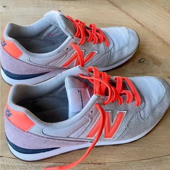 New Balance Shoes Jcrew New Balance 696 Pastel Pinkgrey Suede